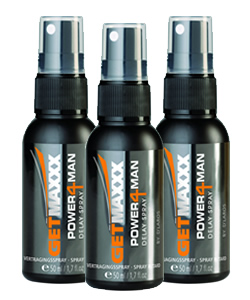 GETMAXXX Delay Spray (3 PACK - � 15,00 P.ST.)