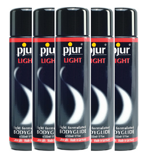 pjur LIGHT Bodyglide - 5 x 100 ml Pack