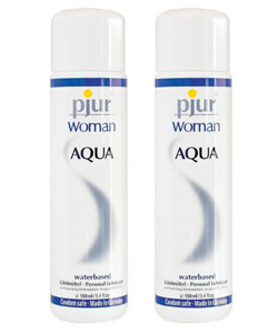 pjur WOMAN AQUA (glijmiddel) - 100 ml (2 Pack - € 8,25 p.st.)