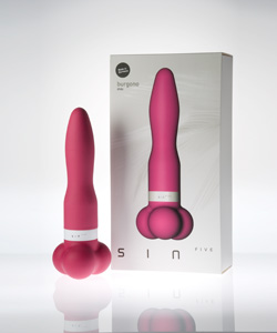 SINFIVE Dildo Burgono Raspberry